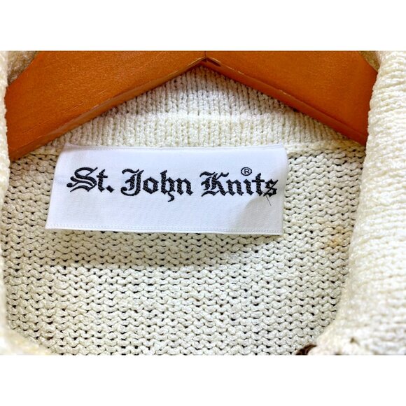 RARE VTG St John Knits MOD 1960's Button Up MCM Sweater Dress & Matching Jacket - Picture 12 of 16